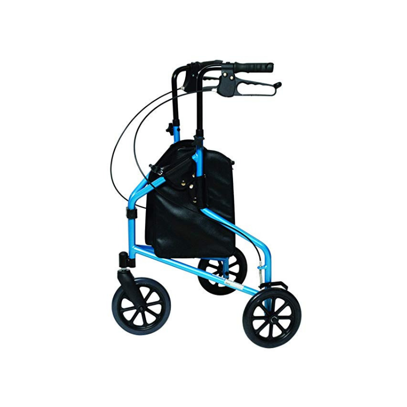 Lumex 3-Wheel Cruiser Folding Rollators with Storage Pouch - Senior.com Rollators